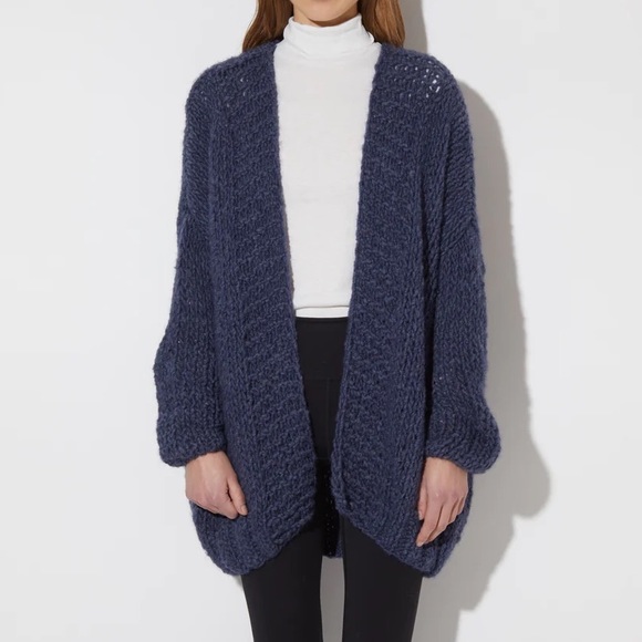 (S/M)Maiami CURLY ALPACA LONG CARDIGAN - Picture 5 of 5